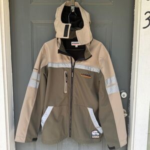 U-Haul reflective employee jacket zip up fleece